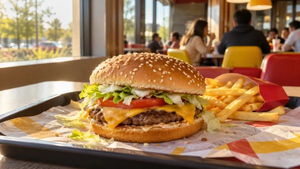 Découvrez les burgers emblématiques et l'ambiance McDonald's
