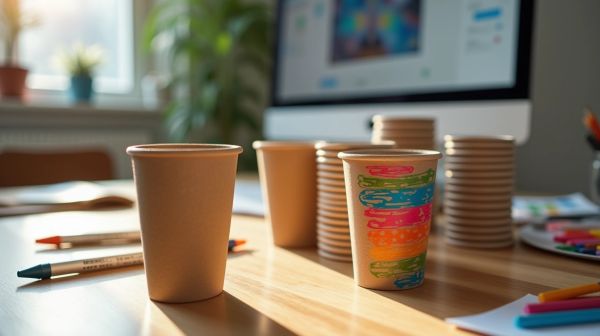 Idées créatives pour des gobelets en carton personnalisés